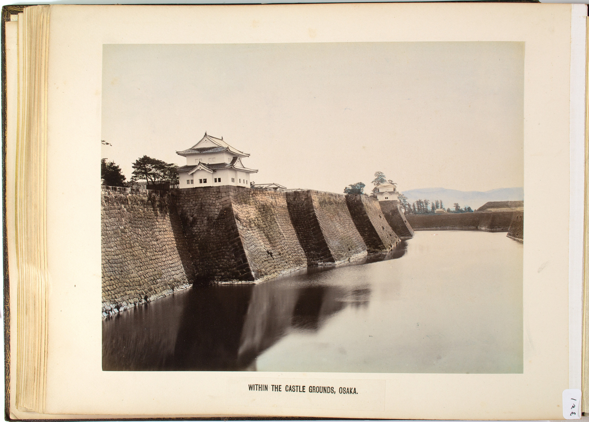 Osaka Castle in the past, from Smithsonian Archives