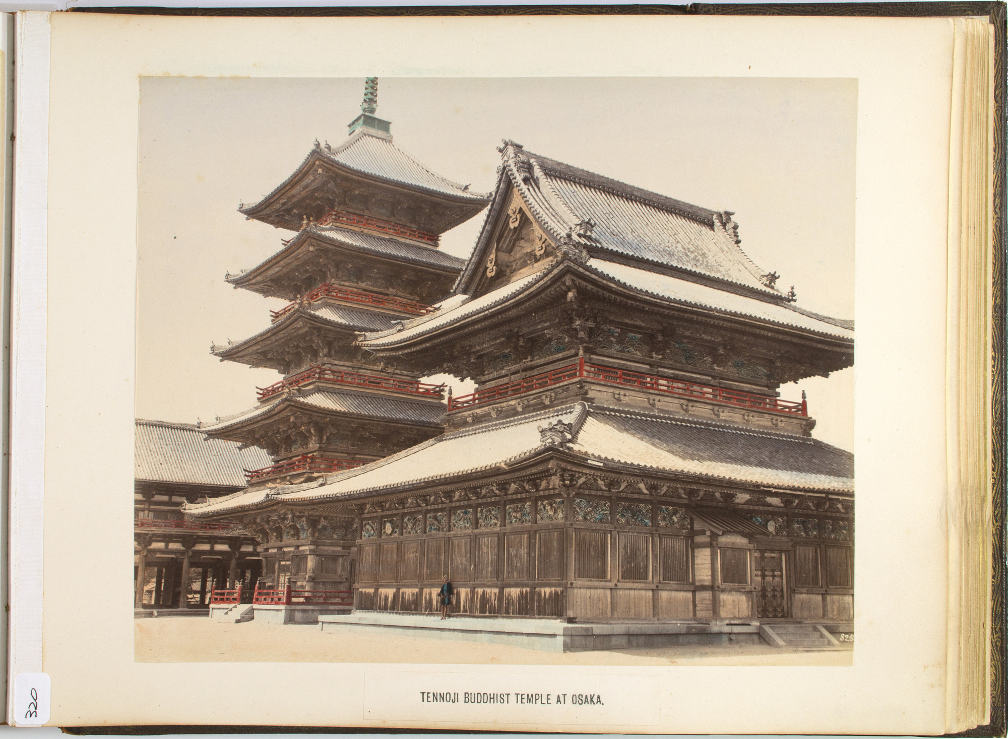 Shitennoji in the past, from Smithsonian Archives