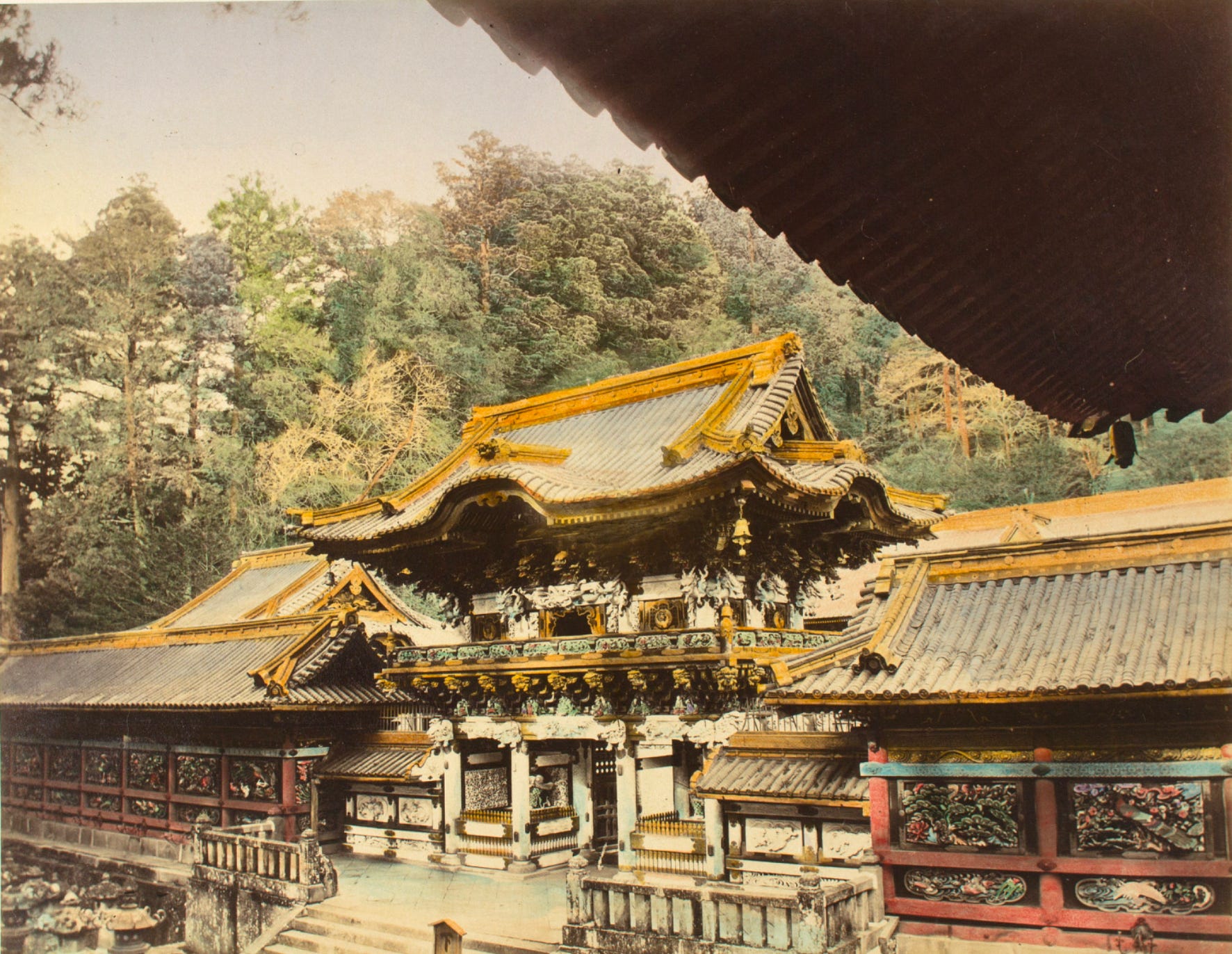Yomeimon Gate in the past, from Smithsonian Archives