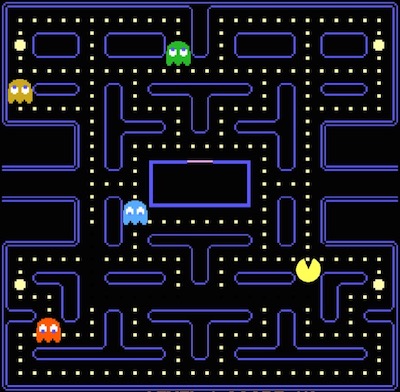 Pac-Man's point of view